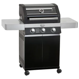 Parrilla a gas RÖSLE VIDERO G3 Pure negra, 30 mbar